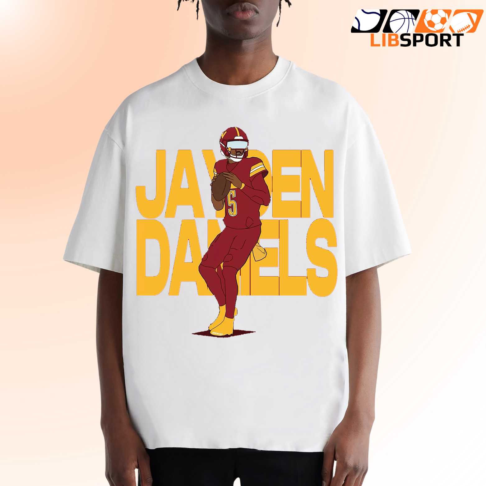 Jayden Daniels Washington Commanders T-Shirt, Unisex Game Day Tee, Football Fan Shirt